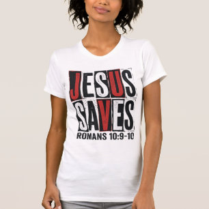 Jesus Spaart Romeinen 10_9 Christelijk Vintage T-s T-shirt