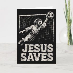 Jesus Spaart - Voetbal Keeper Christelijke Inspira Kaart