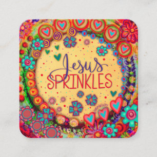 Jésus Sprinkles ~ Cartes de bonté d'inspirité