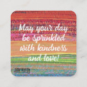 Jésus Sprinkles ~ Cartes de bonté d'inspirité (Dos)