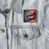 Jesus Square Button (In situ)