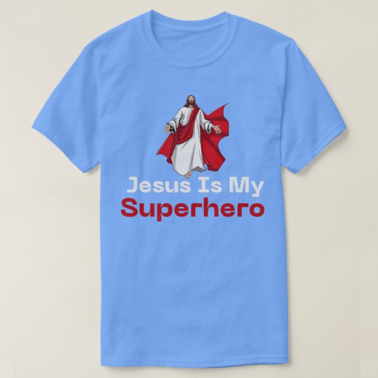 Jesus Superheld T-shirt (Design voorkant)