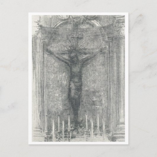 Jésus sur la croix - carte postale (Devant)