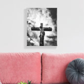 Jésus sur la Croix – Toile de Foi et de Rédemption (Insitu(Salon))