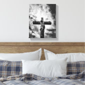 Jésus sur la Croix – Toile de Foi et de Rédemption (Insitu(Chambre))