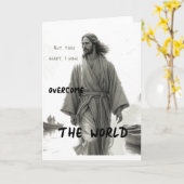 Jésus surpasse la carte de voeux (Fleur jaune)