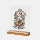Jésus Symbole de l'Église primitive Esthétique Jés (Angle)