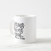 Jésus t'aime et j'essaie de citer Christian Mug (Devant gauche)
