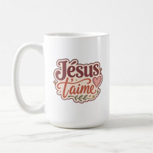 Jésus T'aime Frans Christelijk Cadeau Jezus Houdt Koffiemok