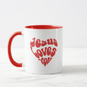 Jésus t'aime Mug (Gauche)