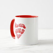 Jésus t'aime Mug (Devant gauche)