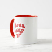 Jésus t'aime Mug (Devant gauche)