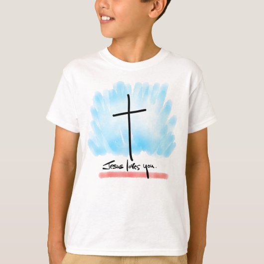JÉSUS T'AIME T-shirt enfant (Devant)