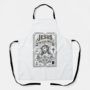 Jesus Tatoeage Flash Christelijke Jezus Tatoeage F Schort