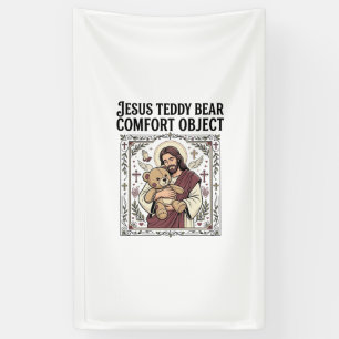 Jesus Teddybeer Troostobject Jezus Teddybeer C Spandoek