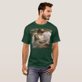 Jesus terugkijkend T-Shirt (Voorkant volledig)