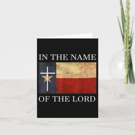 Jesus Texas Christelijk Kaart (Voorkant)