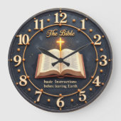 Jesus The Bible Instructions Grote Klok (Voorkant)