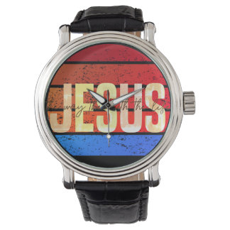 Jesus, the way the truth and the life sunset horloge