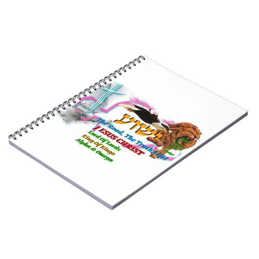 Jesus The Way ,The Truth. Life! Lion Of Judah Notitieboek (Linkerzijde)