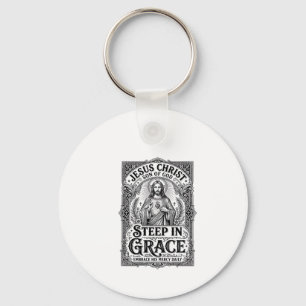 Jesus Thee Liefhebber Grafische T-shirt Christelij Sleutelhanger