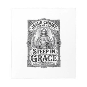 Jesus Thee Liefhebber Grafische T-shirt Christen Notitieblok