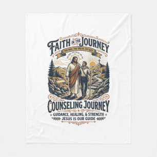 Jesus Therapie Vriendelijk Christelijk Vintage T-s Fleece Deken