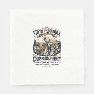 Jesus Therapie Vriendelijk Christelijk Vintage T-s Servet