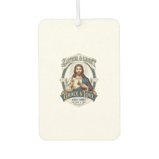 Jesus Thrift Store Vintage Jacht Grafische T-shirt Luchtverfrisser