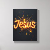 Jésus - Toile Emballée Premium (Gloss) (Recto)
