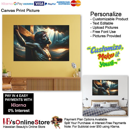 Jésus toile Imprimer l'image 3