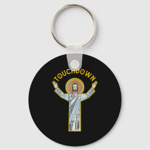 Jesus Touchdown Leuk Christelijk Geloof Grappige U Sleutelhanger