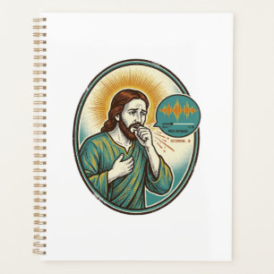 Jésus tousse au milieu d'un message audio vocal Te