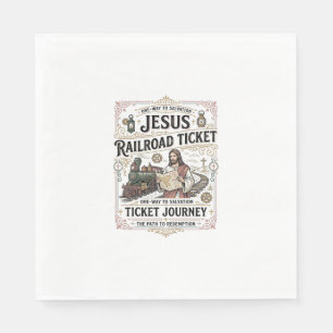 Jesus Treinkaartje Reis Jesus Treinkaartje Servet