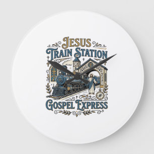 Jesus Treinstation Gospel Express Jesus Treinstati Grote Klok