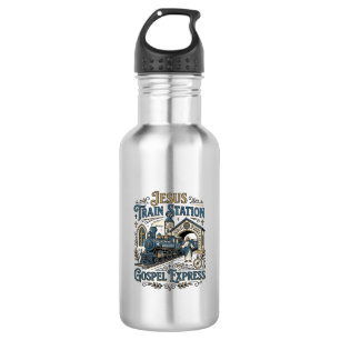 Jesus Treinstation Gospel Express Jesus Treinstati Waterfles
