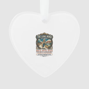 Jesus Trucker Long Haul T-Shirt Inspirerend Gemaak Ornament