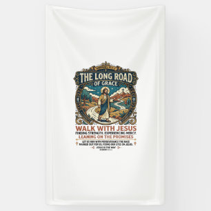 Jesus Trucker Long Haul T-Shirt Inspirerend Gemaak Spandoek