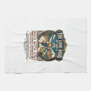 Jesus Trucker Long Haul T-Shirt Inspirerend Gemaak Theedoek