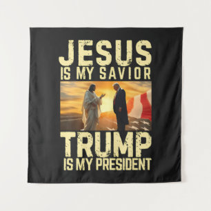 Jesus Trump - Jezus Is Mijn Heer Heiland Wandkleed
