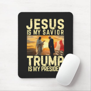 Jesus Trump - Jezus is mijn Heer Verlosser Muismat