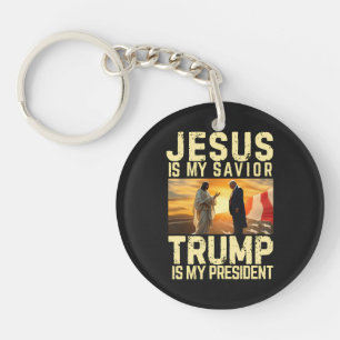 Jesus Trump - Jezus is mijn Heer Verlosser Sleutelhanger