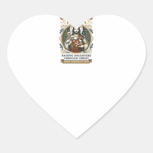 Jesus vaderschap micro-identiteiten grafisch T-shi Hart Sticker