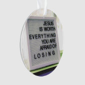 Jésus vaut tout Signe chrétien (devant)