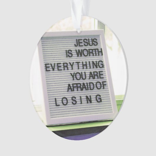 Jésus vaut tout Signe chrétien (devant)