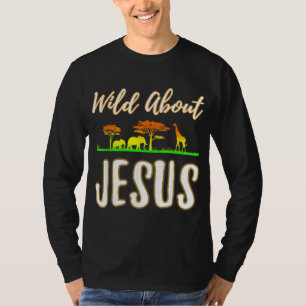 Jesus VBS Mannen Vrouwen Kinder Wild over Jezus Ch T-shirt