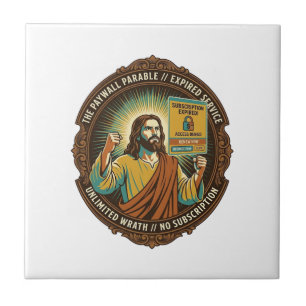 Jesus Verlopen Software Abonnement Betaalmuur Tech Tegeltje