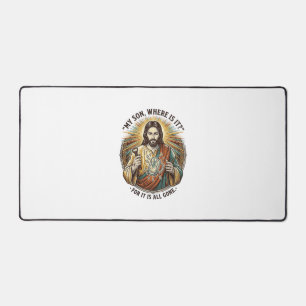 Jésus Verre à Bière Vide Cassé Barman Boisson Humo