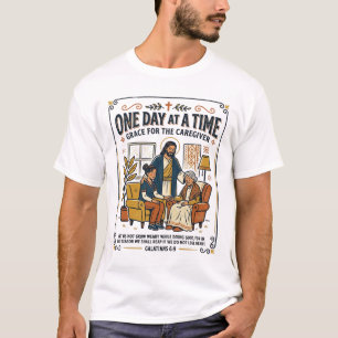 Jesus Verzorging Ouder Wordende Ouders Grafische T T-shirt