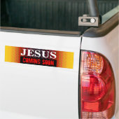 JÉSUS VIENDRA BIENTÔT Bumper Sticker (Sur camion)